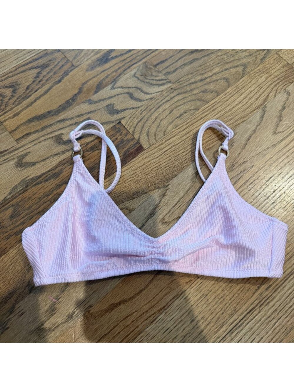 AERIE WOMENS PINK BIKINI SWIM TOP SMALL GREAT CONDITION